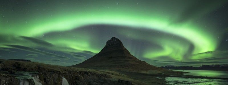 Aurora over Kirkjufell, Iceland